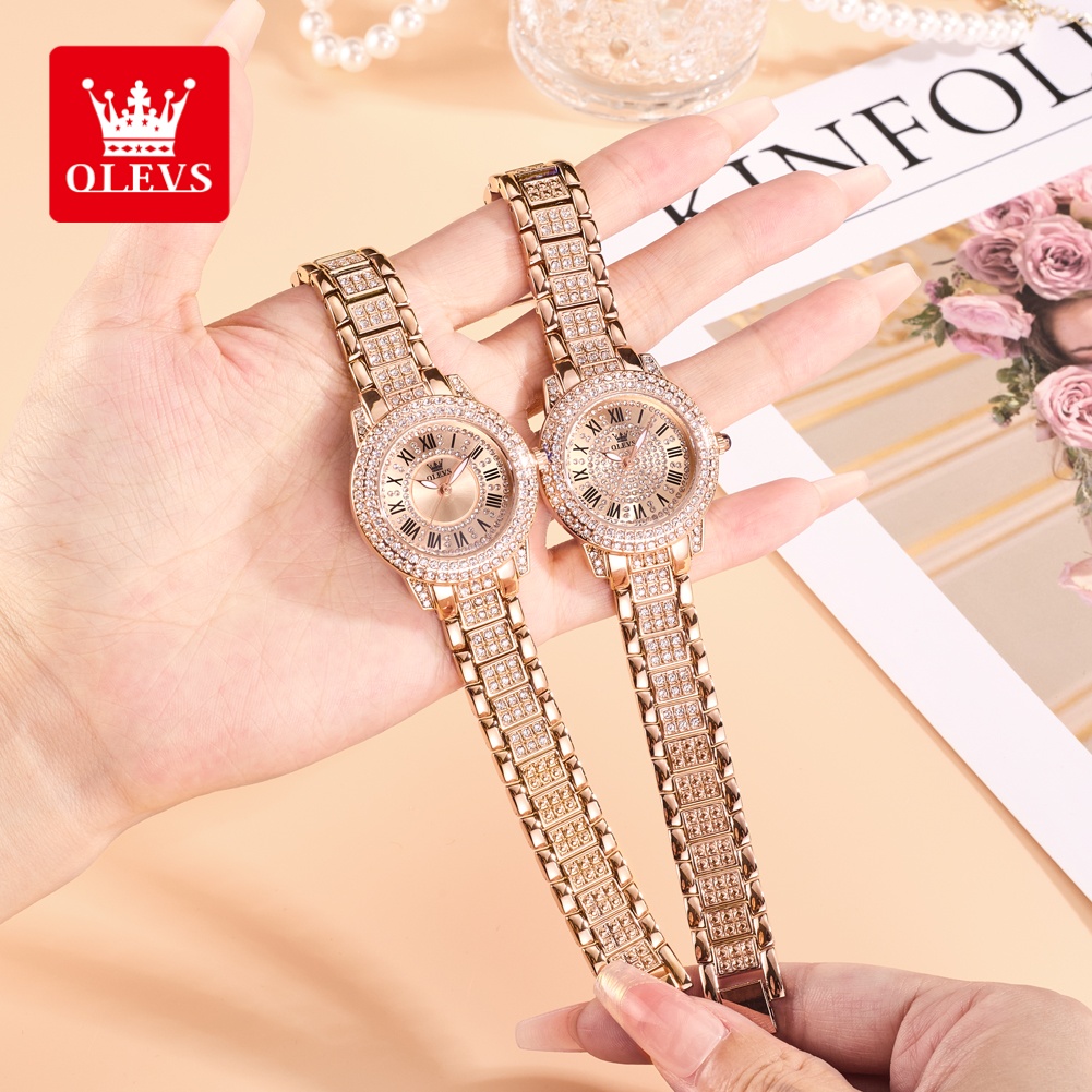 Luxury Watch For Women - ساعات OLEVS الفاخرة للسيدات بمينا ماسي