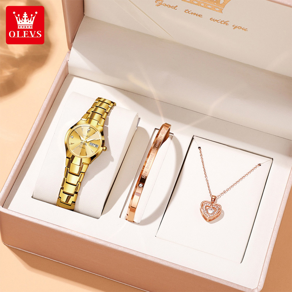 Luxury Watch For Women - ساعة OLEVS للسيدات 8697 ساعات كوارتز
