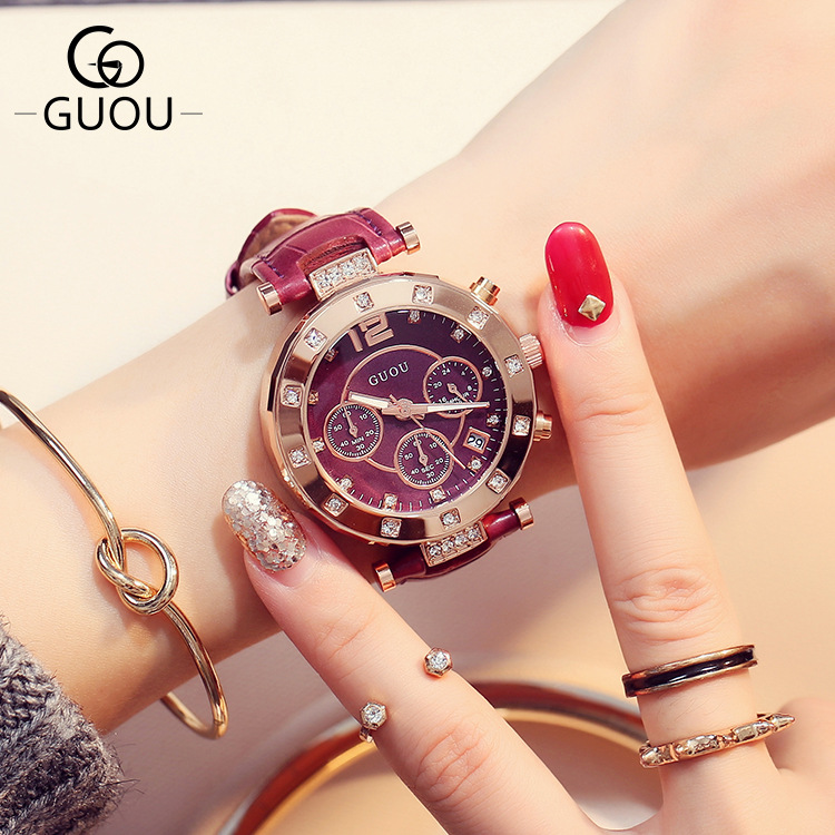 Luxury Watch Top 10 - 2018 GUOU أفضل ماركة الموضة الفاخرة