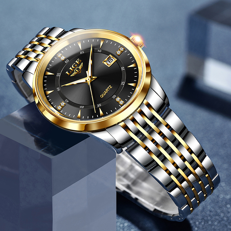 LIGE-ساعات يد كوارتز نسائية مق - مراجعة Luxury Watch Top 10 وسعره