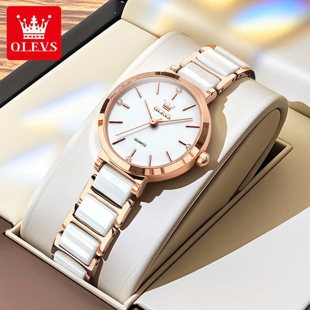OLEVS ساعة نسائية 5877 ساعة كو - مراجعة Luxury Watch For Women وسعره
