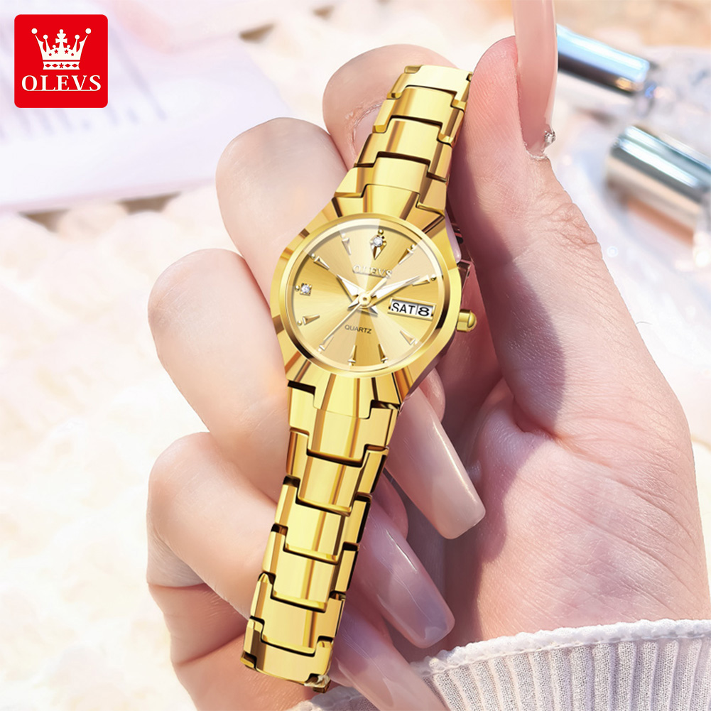 ساعة OLEVS للسيدات 8697 ساعات  - مراجعة Luxury Watch For Women وسعره