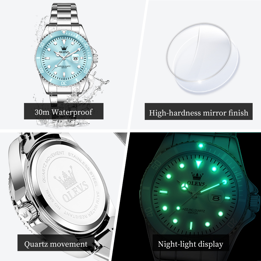 ساعة كوارتز فاخرة مقاومة للماء - مراجعة Luxury Watch For Girls وسعره