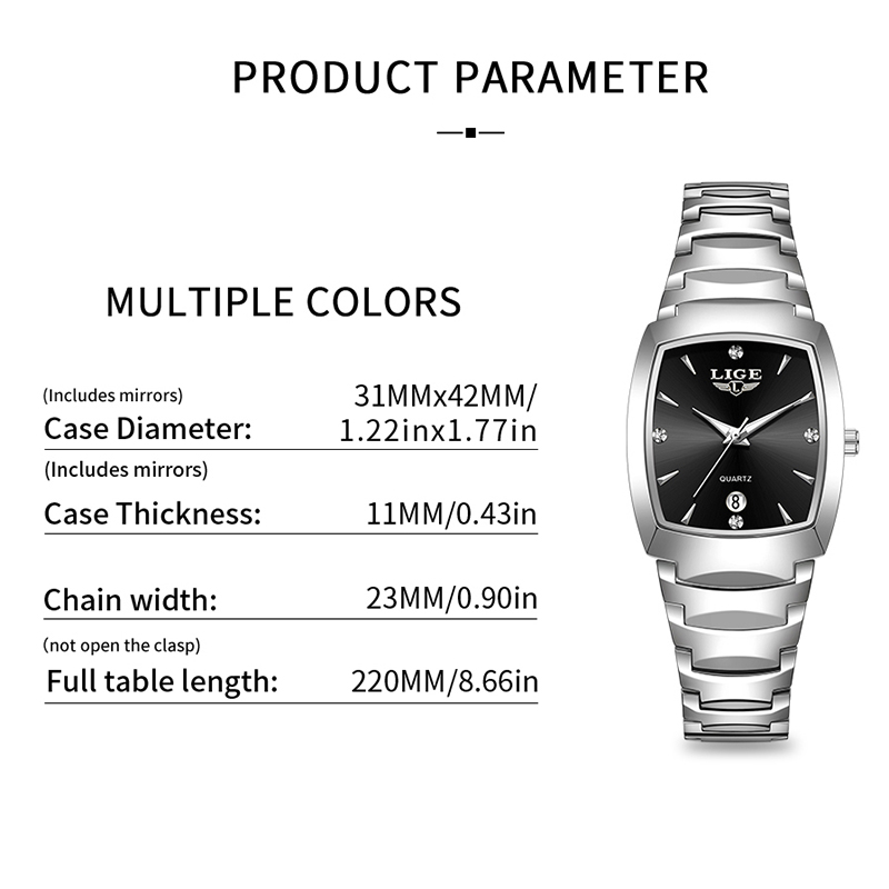 ساعة LIGE للسيدات الأعمال الفا - مراجعة Luxury Watch For Women وسعره