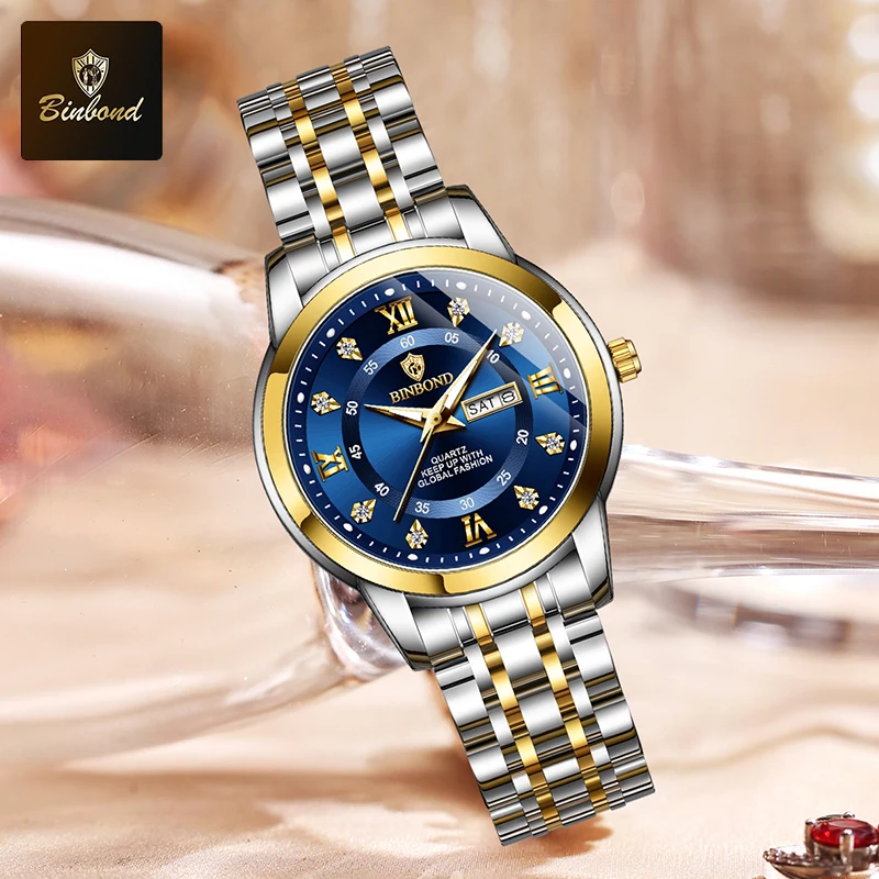 BINBOND B7169 العلامة التجارية - مراجعة Luxury Watch Top 10 وسعره