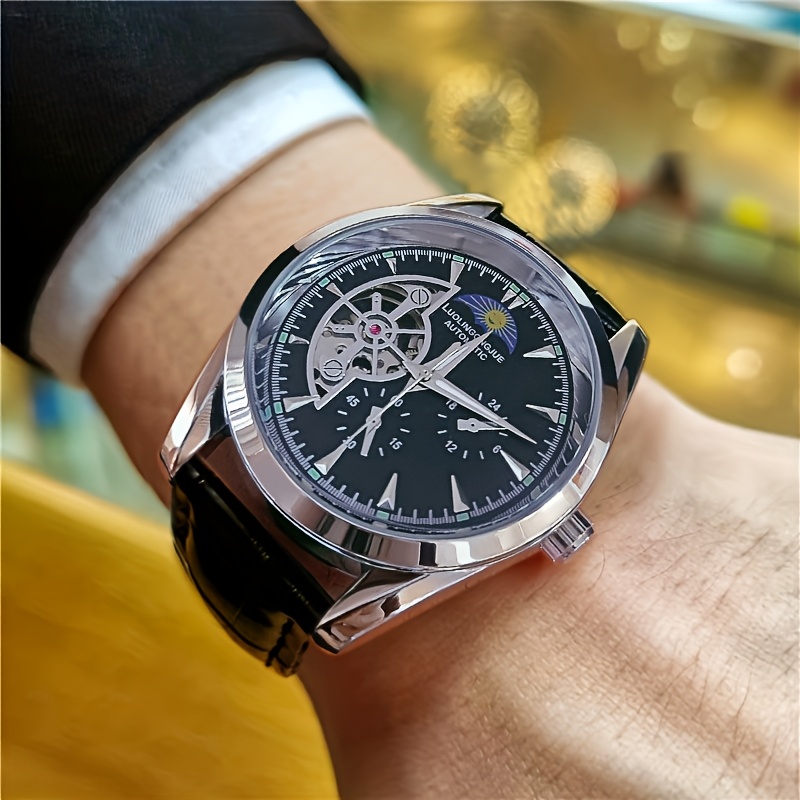 ساعة ميكانيكية رجال الأعمال ال - مراجعة Luxury Watch Name Brands وسعره