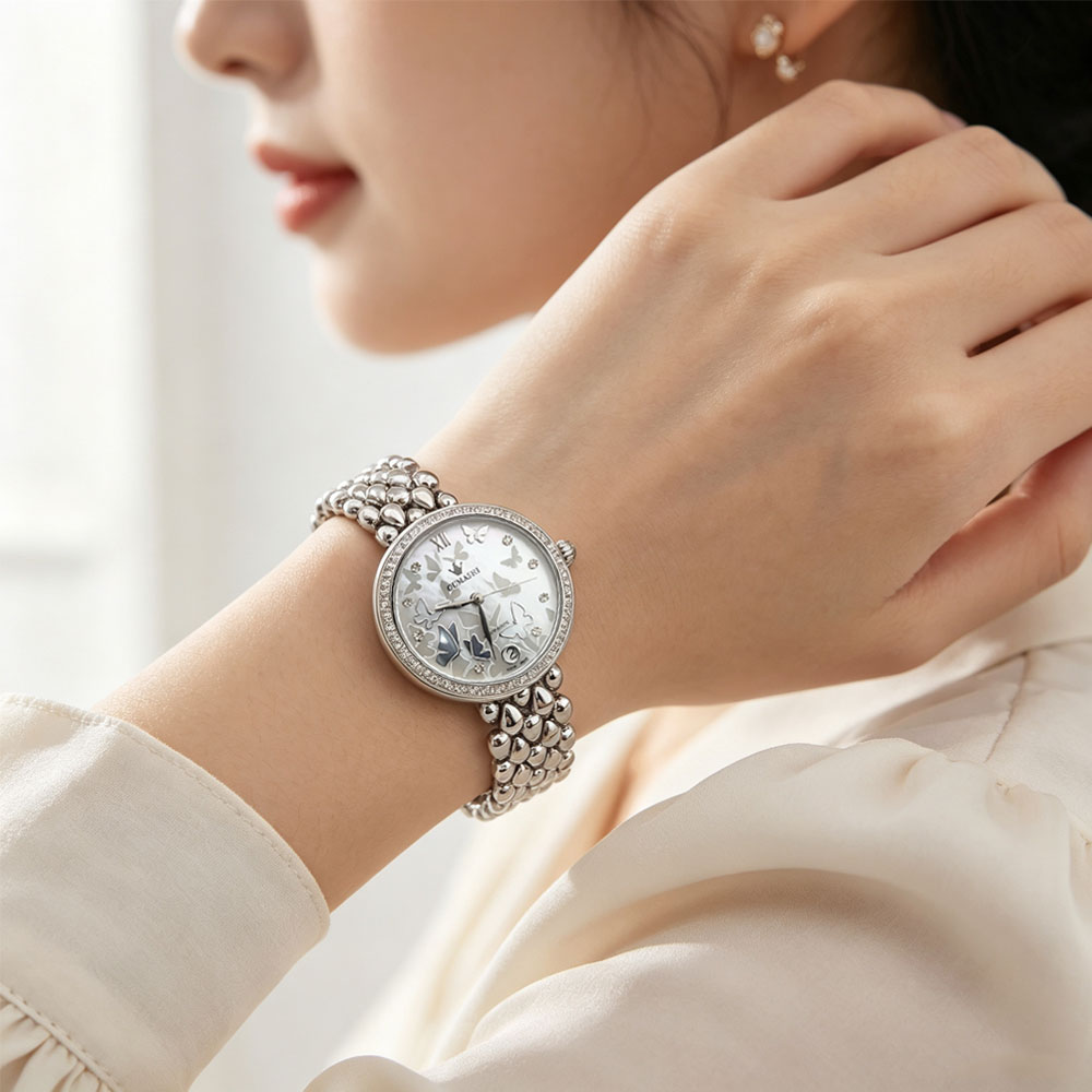 ساعة نسائية فاخرة بحركة ميكاني - مراجعة Luxury Watch For Women وسعره